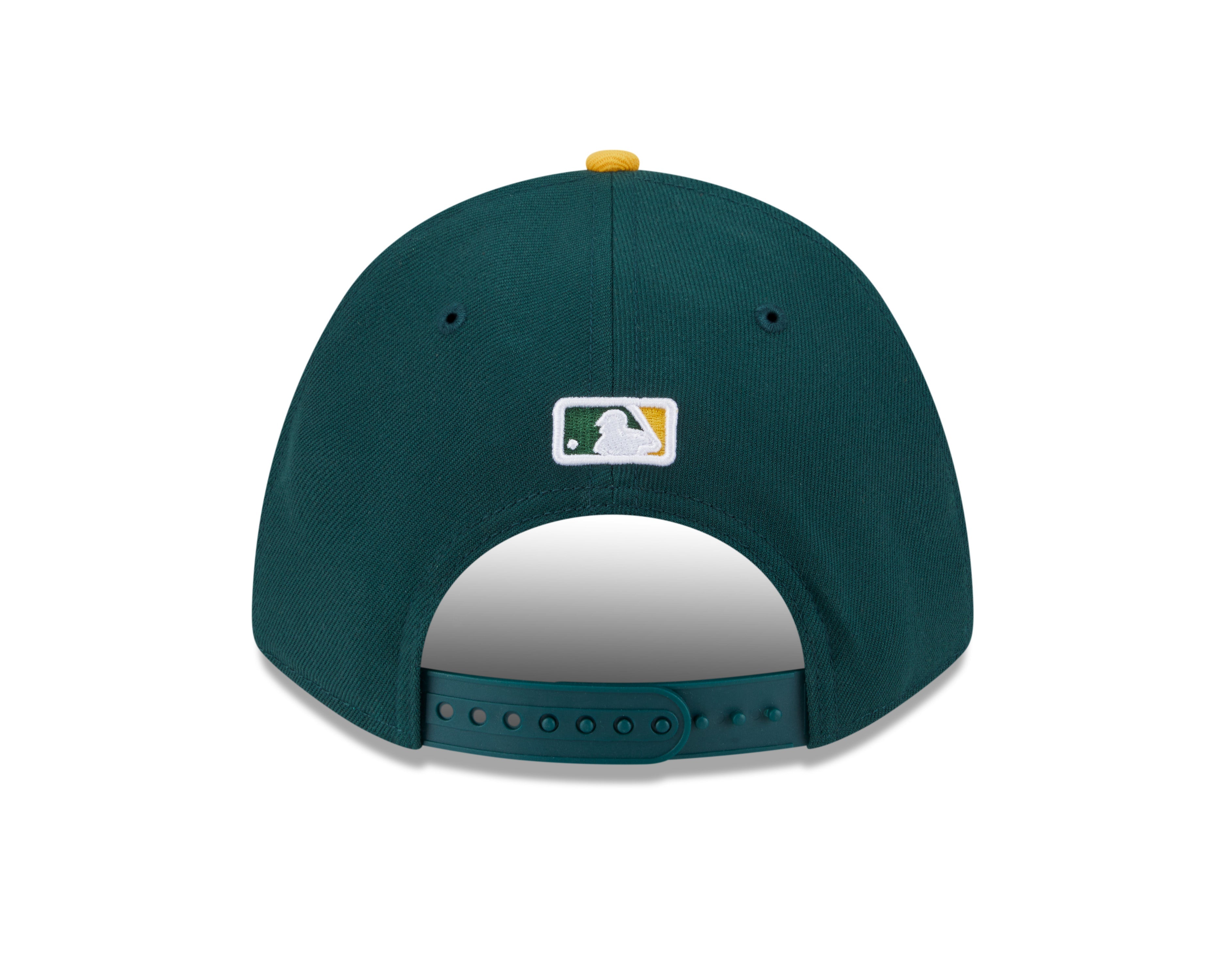Athletics Green Yellow New Era Player Replica M-Crown 9FORTY Adjustable Hat Official Team Hat Sports Fan Cap Official MLB Team Hat Baseball Fan Cap