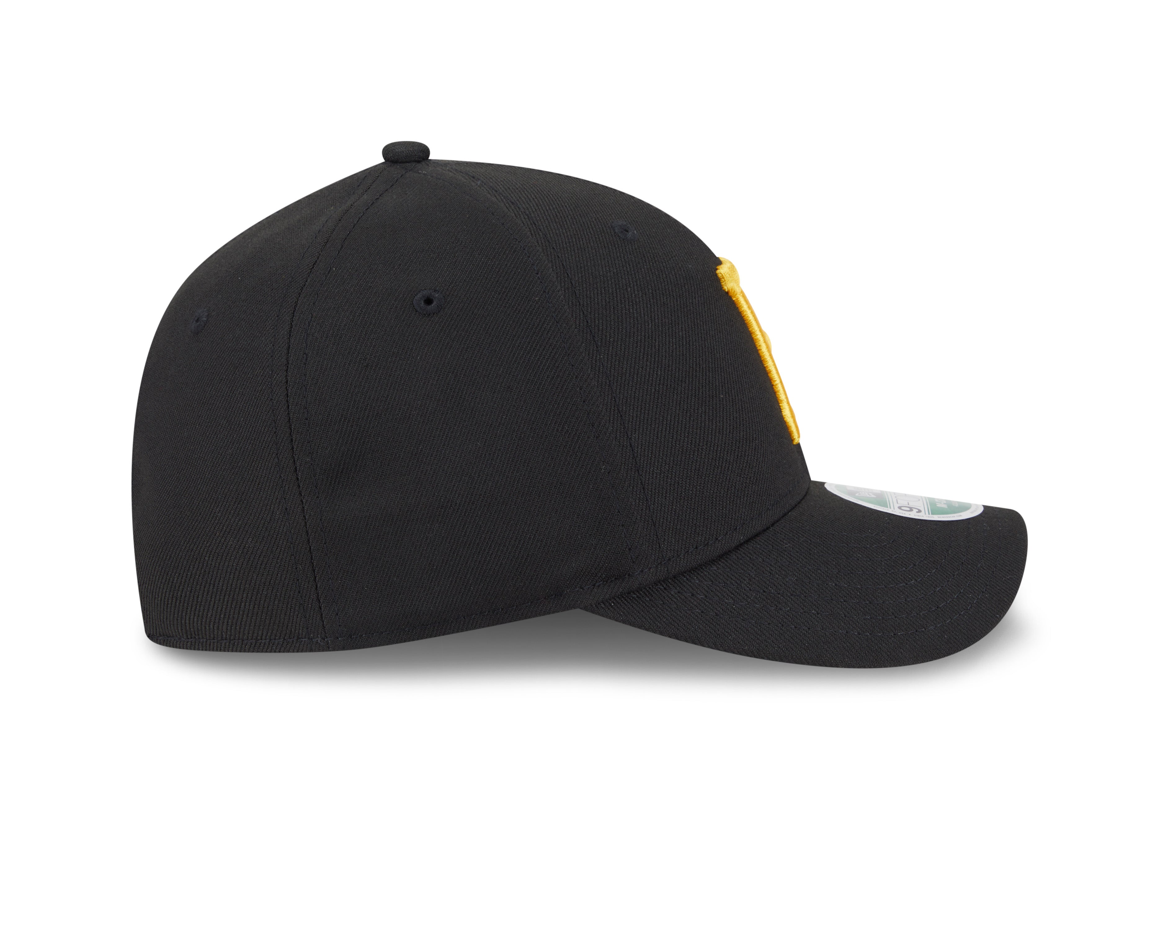 Pittsburgh Pirates Black New Era Player Replica M-Crown 9FORTY Adjustable Hat Official Team Hat Sports Fan Cap Official MLB Team Hat Baseball Fan Cap