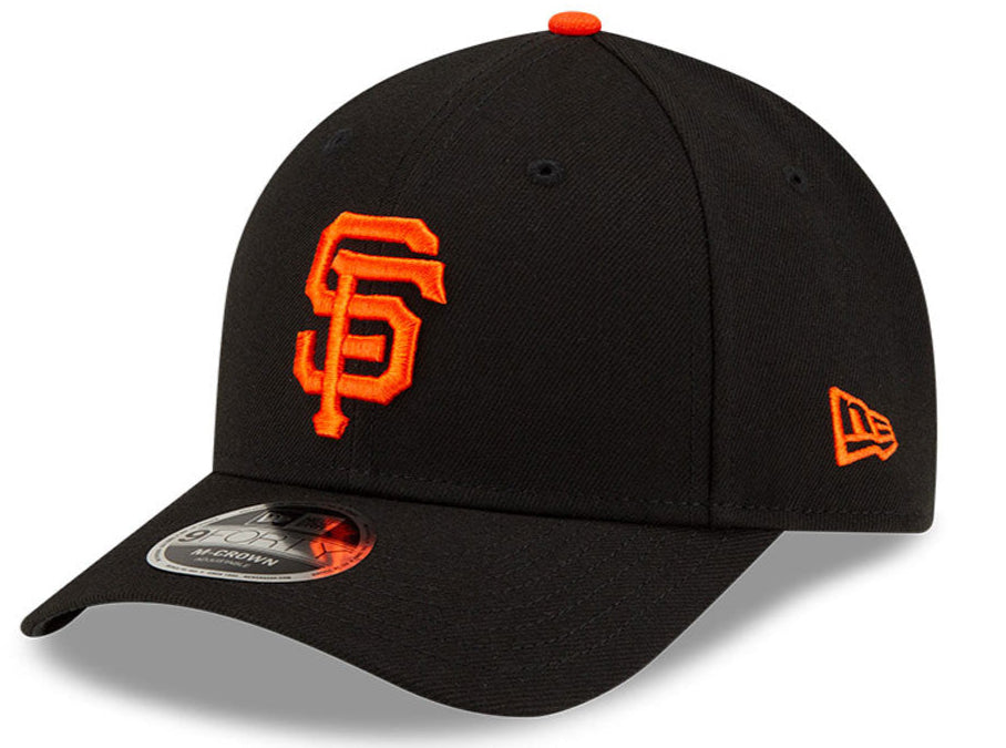 San Francisco Giants Black New Era Player Replica M-Crown 9FORTY Adjustable Hat Official Team Hat Sports Fan Cap Official MLB Team Hat Baseball Fan