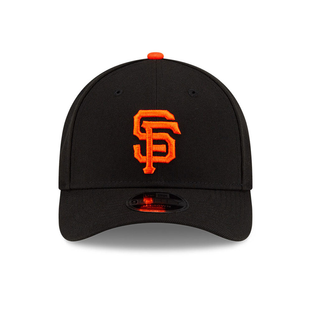 San Francisco Giants Black New Era Player Replica M-Crown 9FORTY Adjustable Hat Official Team Hat Sports Fan Cap Official MLB Team Hat Baseball Fan