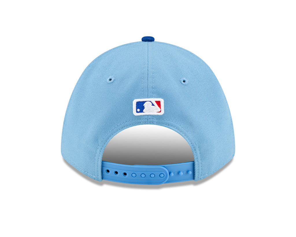 Texas Rangers Blue Alternate New Era Player Replica M-Crown 9FORTY Adjustable Hat Official Team Hat Sports Fan Cap Official MLB Team Hat Baseball Fan