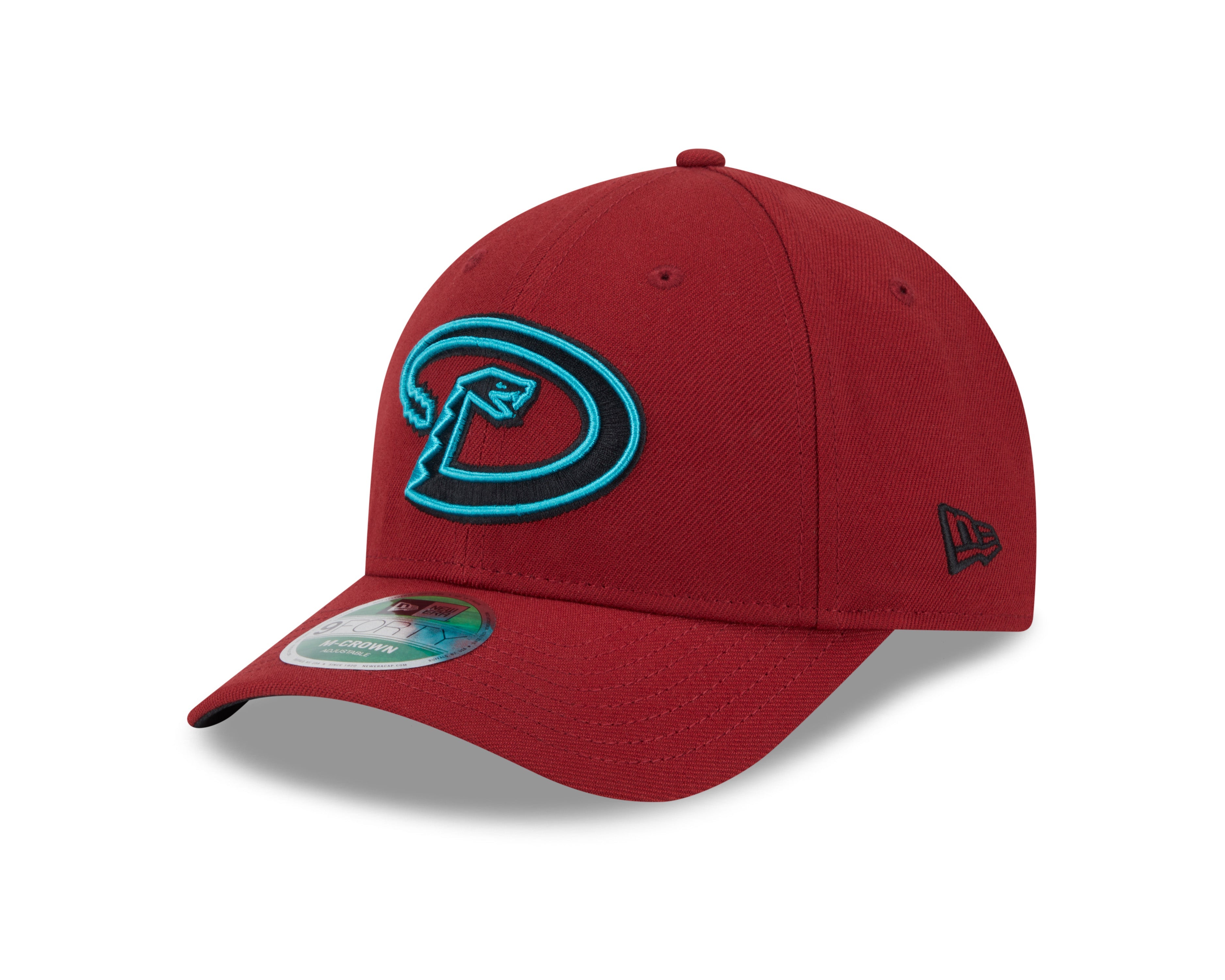 Arizona Diamondbacks Red Alternate New Era Player Replica M-Crown 9FORTY Adjustable Hat Official Team Hat Sports Fan Cap Official MLB Team Hat