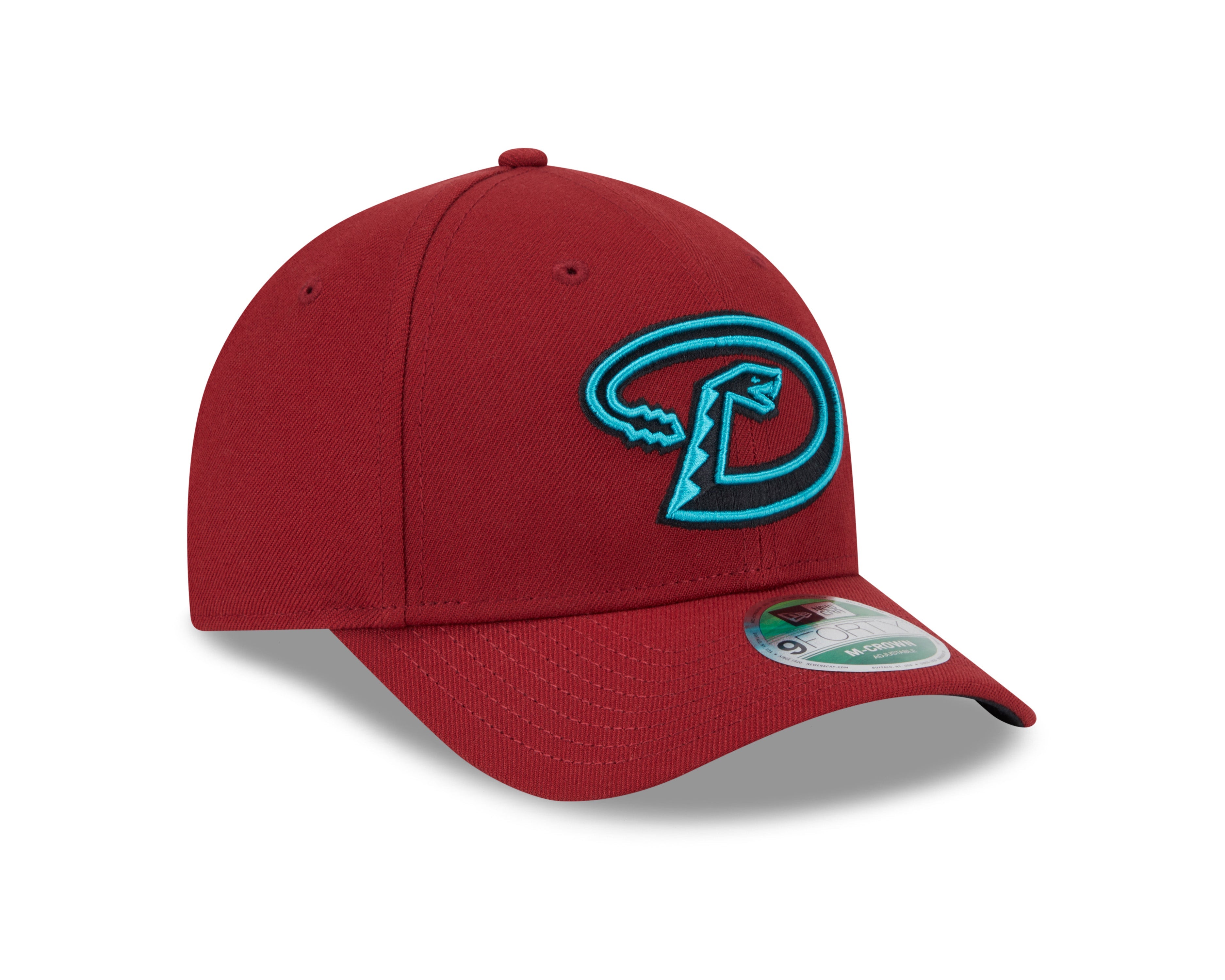 Arizona Diamondbacks Red Alternate New Era Player Replica M-Crown 9FORTY Adjustable Hat Official Team Hat Sports Fan Cap Official MLB Team Hat