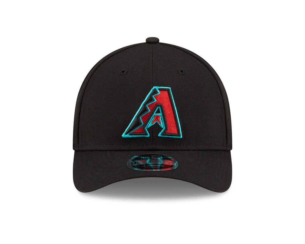 Arizona Diamondbacks Black Alternate New Era Player Replica M-Crown 9FORTY Adjustable Hat Official Team Hat Sports Fan Cap Official MLB Team Hat