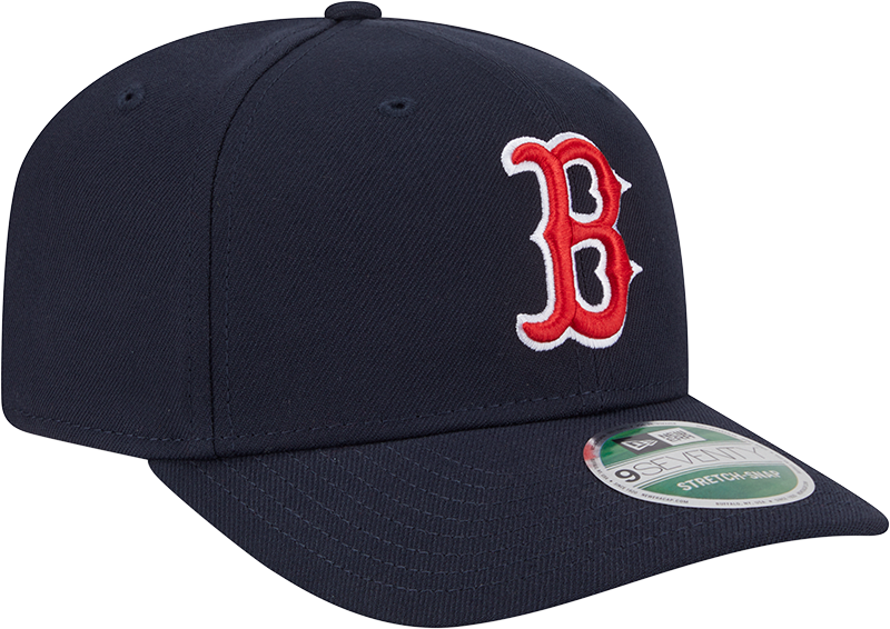 Boston Red Sox Navy New Era Player Replica 9SEVENTY Stretch Snap Adjustable Hat Official Team Hat Sports Fan Cap Official MLB Team Hat Baseball Fan