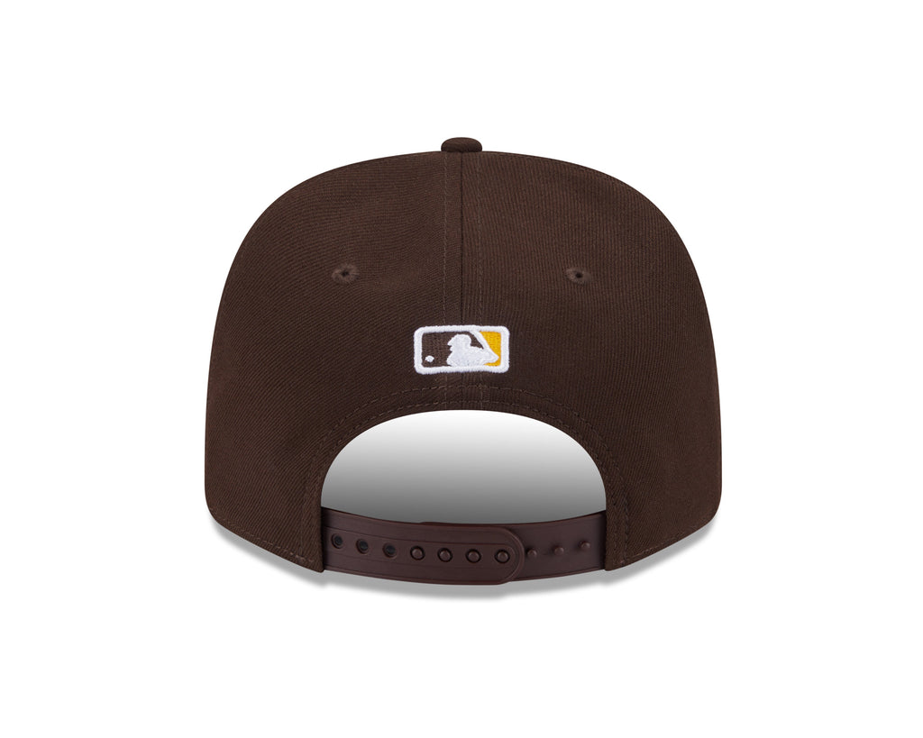 San Diego Padres Brown New Era Player Replica 9SEVENTY Stretch Snap Adjustable Hat Official Team Hat Sports Fan Cap Official MLB Team Hat Baseball
