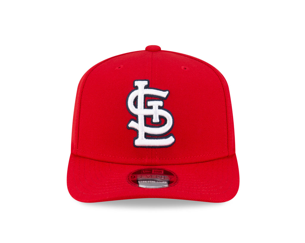 St Louis Cardinals Red New Era Player Replica 9SEVENTY Stretch Snap Adjustable Hat Official Team Hat Sports Fan Cap Official MLB Team Hat Baseball