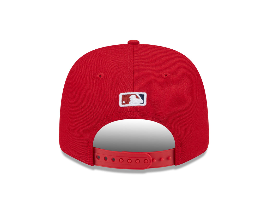 Washington Nationals Red New Era Player Replica 9SEVENTY Stretch Snap Adjustable Hat Official Team Hat Sports Fan Cap Official MLB Team Hat Baseball