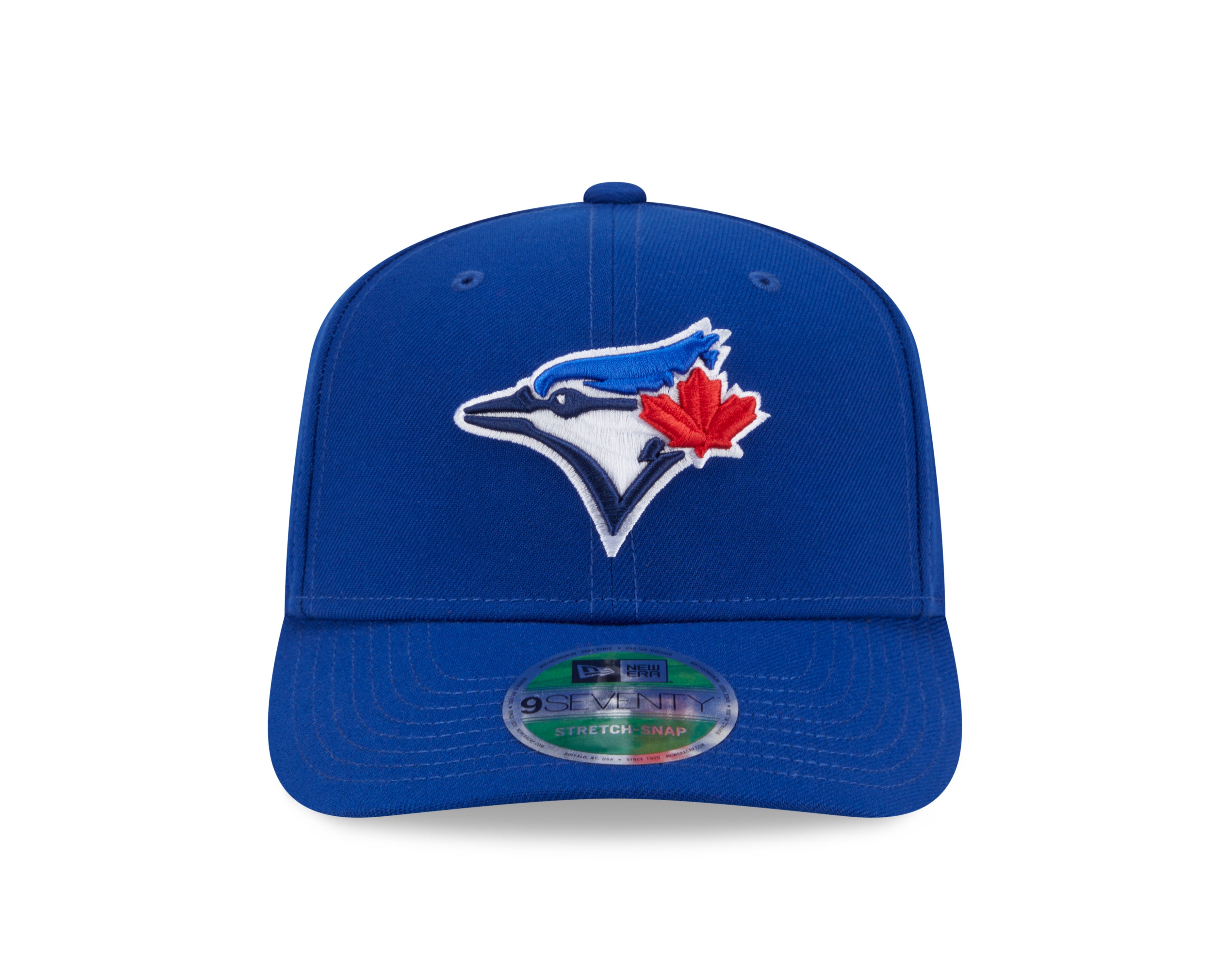 Toronto Blue Jays Blue New Era Player Replica 9SEVENTY Stretch Snap Adjustable Hat Official Team Hat Sports Fan Cap Official MLB Team Hat Baseball