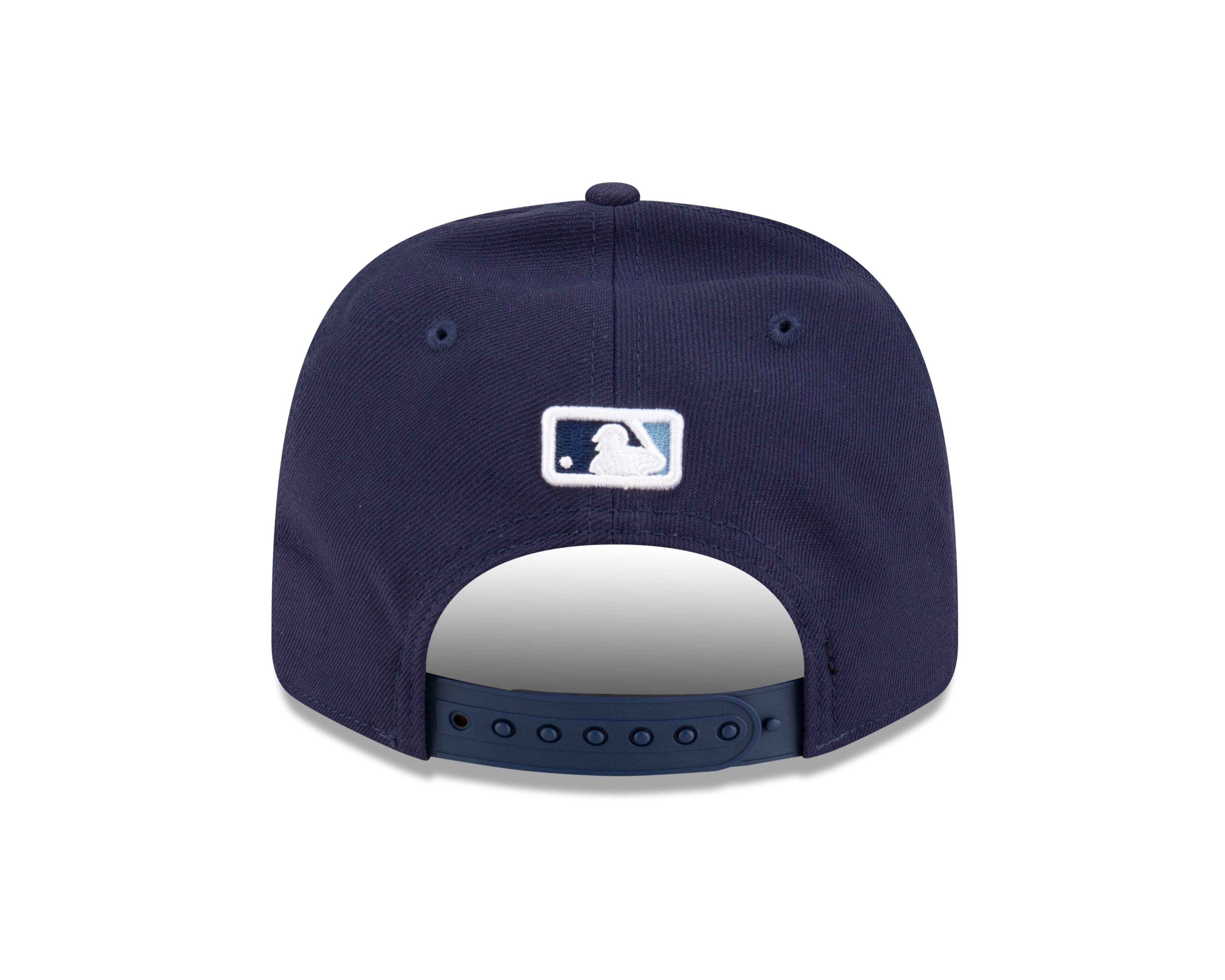 Tampa Bay Rays Navy New Era Player Replica 9SEVENTY Stretch Snap Adjustable Hat Official Team Hat Sports Fan Cap Official MLB Team Hat Baseball Fan