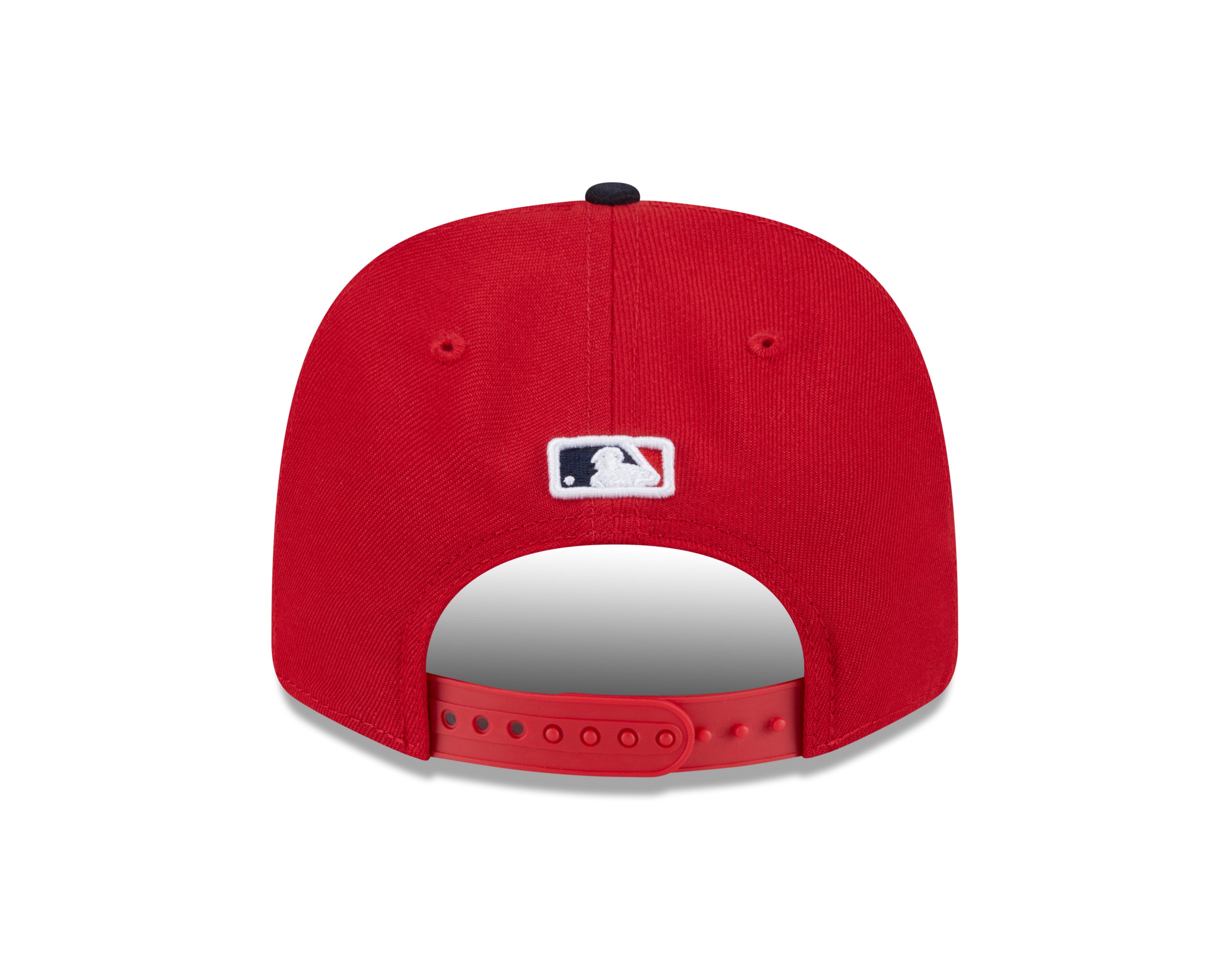 Cleveland Guardians Red Navy New Era Player Replica 9SEVENTY Stretch Snap Adjustable Hat Official Team Hat Sports Fan Cap Official MLB Team Hat