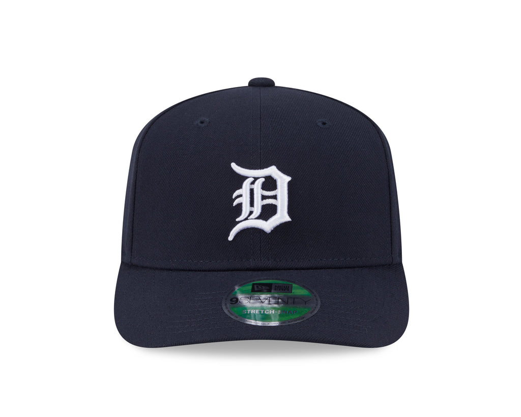 Detroit Tigers Navy New Era Player Replica 9SEVENTY Stretch Snap Adjustable Hat Official Team Hat Sports Fan Cap Official MLB Team Hat Baseball Fan
