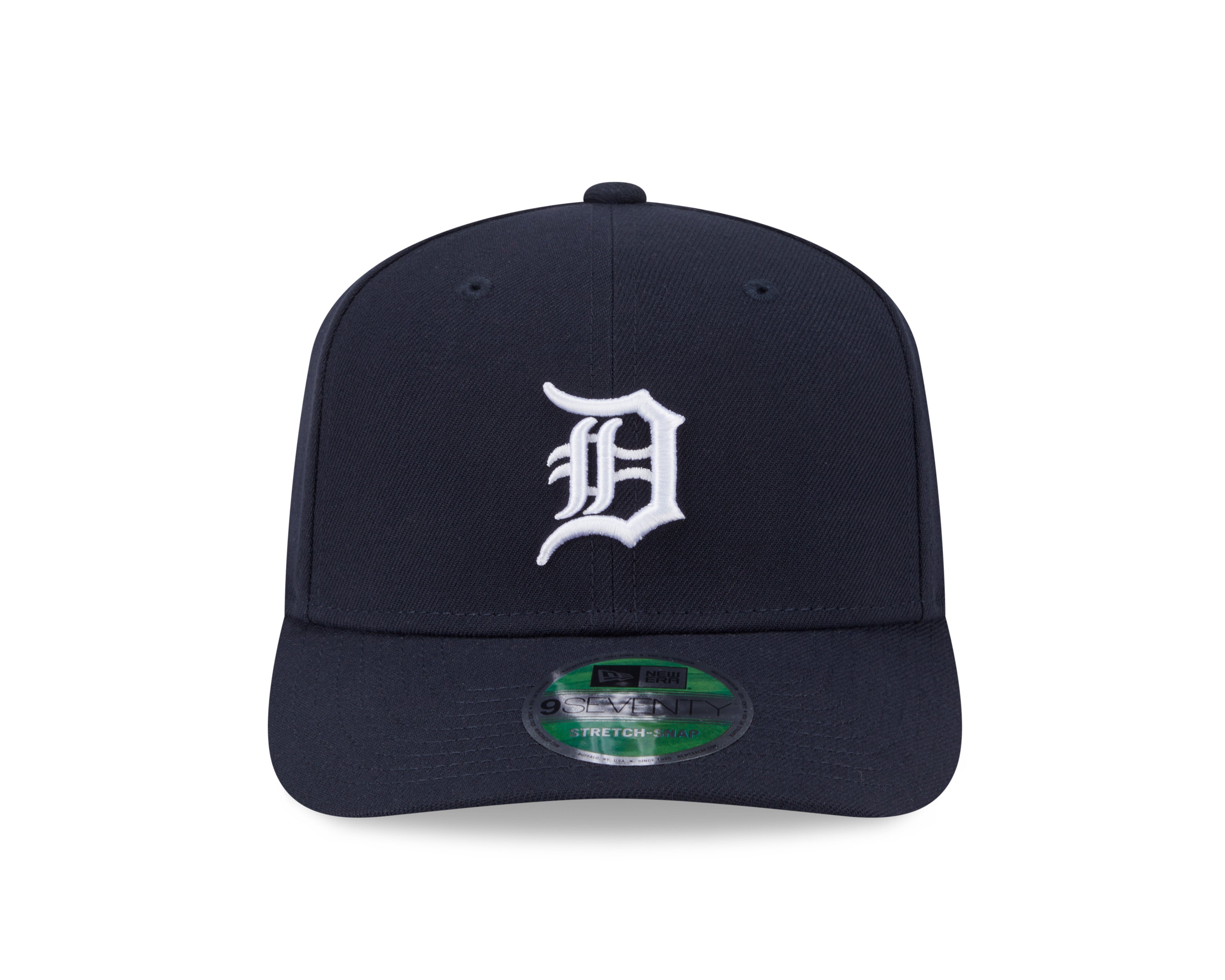 Detroit Tigers Navy New Era Player Replica 9SEVENTY Stretch Snap Adjustable Hat Official Team Hat Sports Fan Cap Official MLB Team Hat Baseball Fan