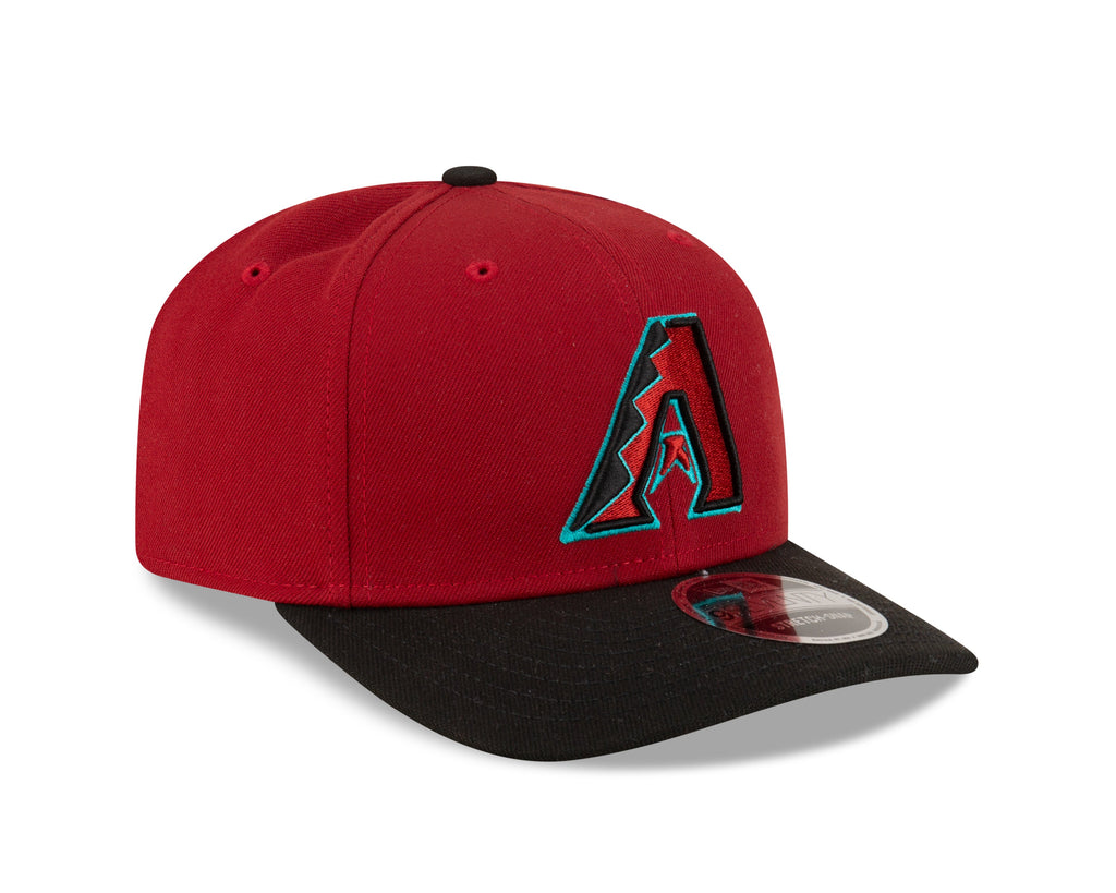 Arizona Diamondbacks Red New Era Player Replica 9SEVENTY Stretch Snap Adjustable Hat Official Team Hat Sports Fan Cap Official MLB Team Hat Baseball