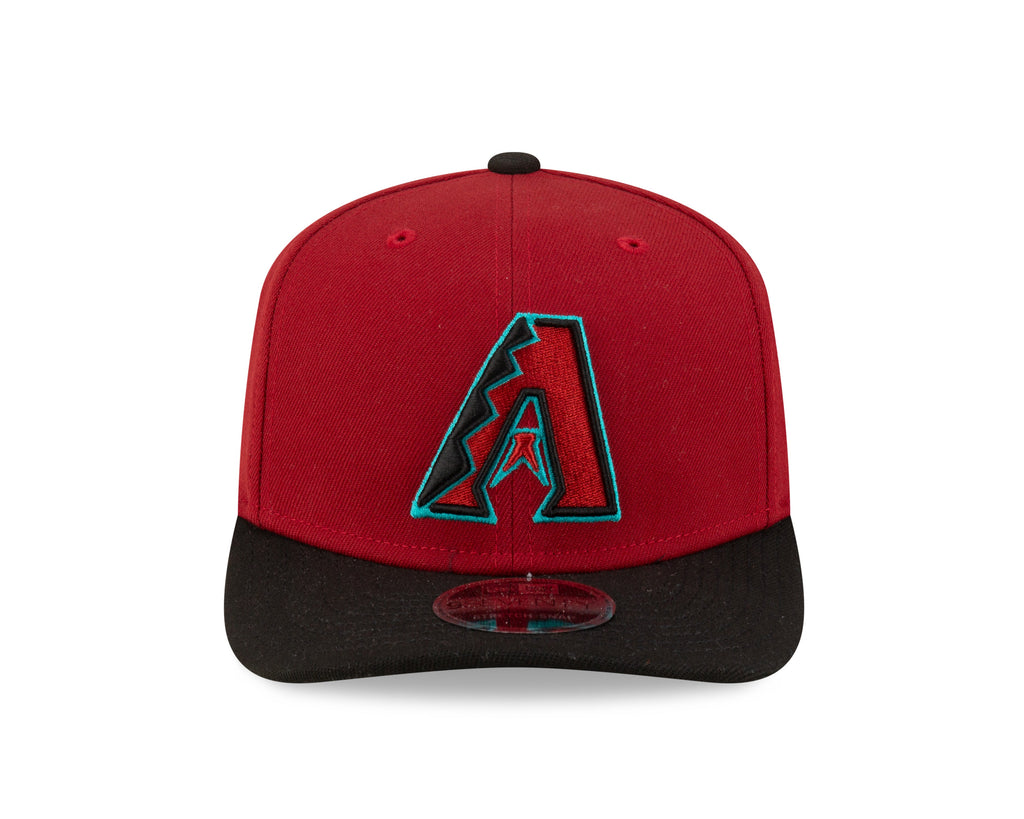 Arizona Diamondbacks Red New Era Player Replica 9SEVENTY Stretch Snap Adjustable Hat Official Team Hat Sports Fan Cap Official MLB Team Hat Baseball
