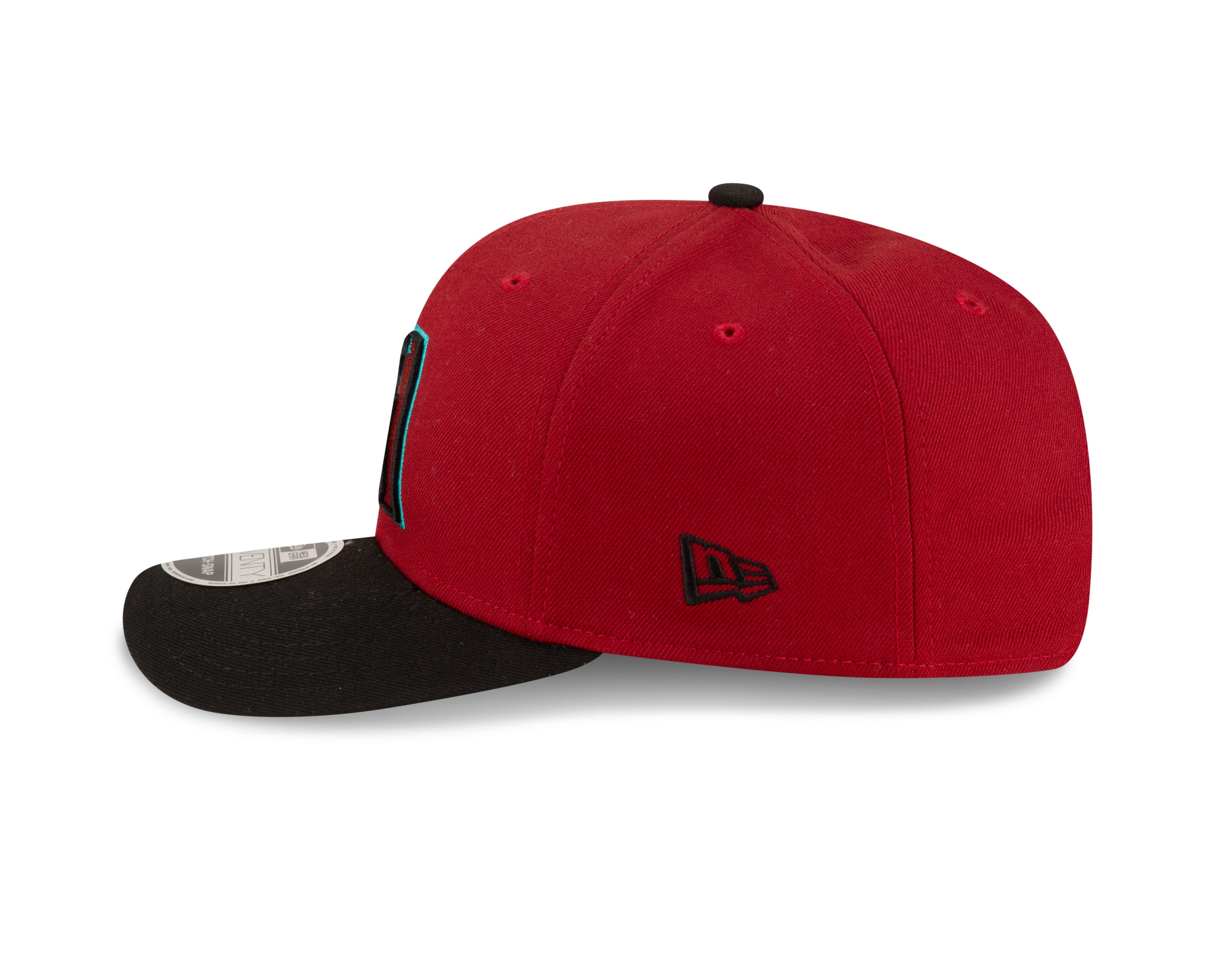 Arizona Diamondbacks Red New Era Player Replica 9SEVENTY Stretch Snap Adjustable Hat Official Team Hat Sports Fan Cap Official MLB Team Hat Baseball