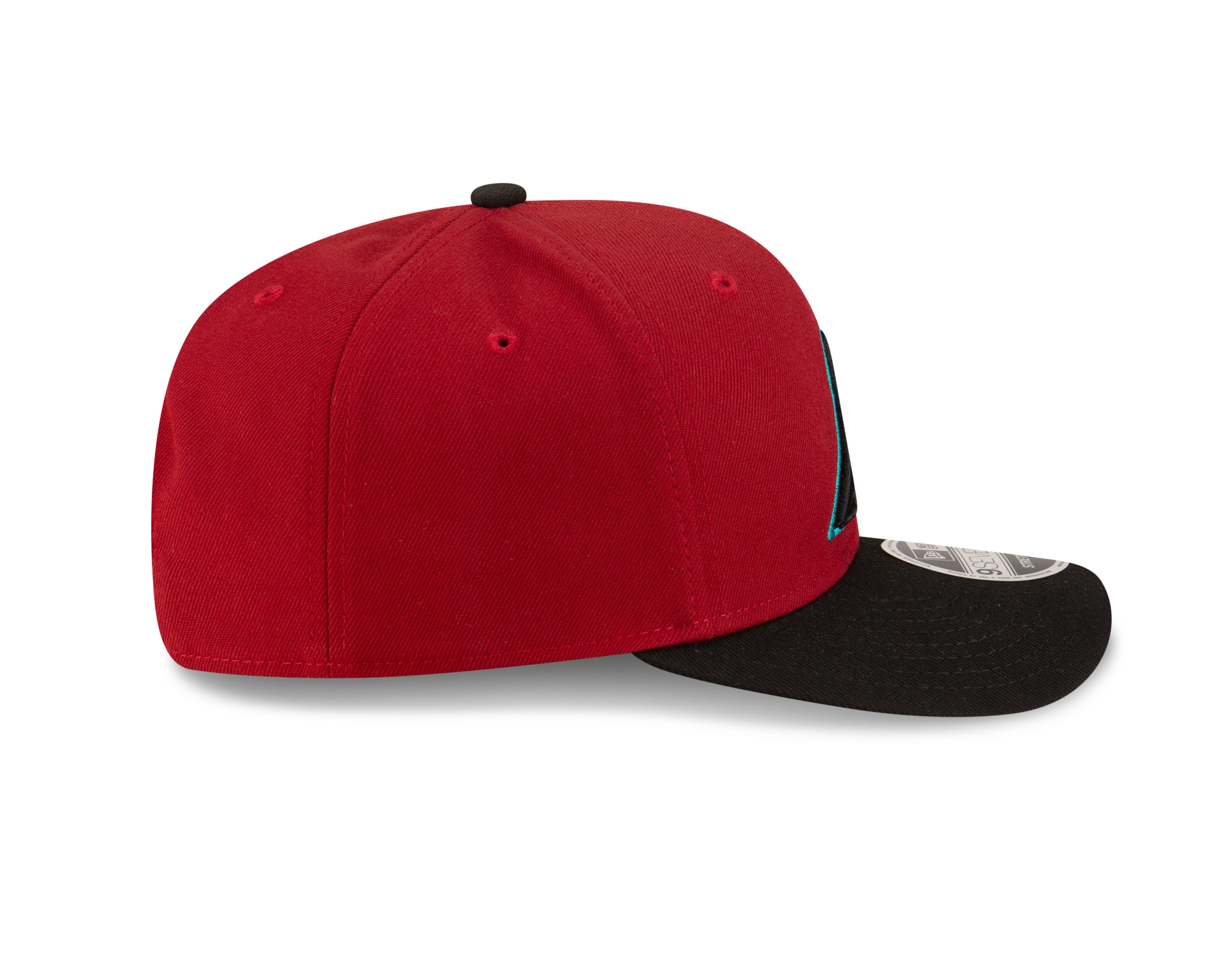 Arizona Diamondbacks Red New Era Player Replica 9SEVENTY Stretch Snap Adjustable Hat Official Team Hat Sports Fan Cap Official MLB Team Hat Baseball