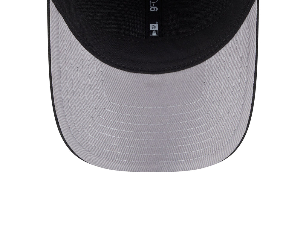 Los Angeles Dodgers Black and White New Era M-Crown 9FORTY Adjustable Hat Official Team Hat Sports Fan Cap Official MLB Team Hat Baseball Fan Cap