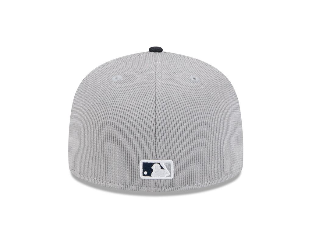 New York Yankees New Era Road Grey 2025 Spring Training 59FIFTY Fitted Hat Official Team Hat Sports Fan Cap Official MLB Team Hat Baseball Fan Cap