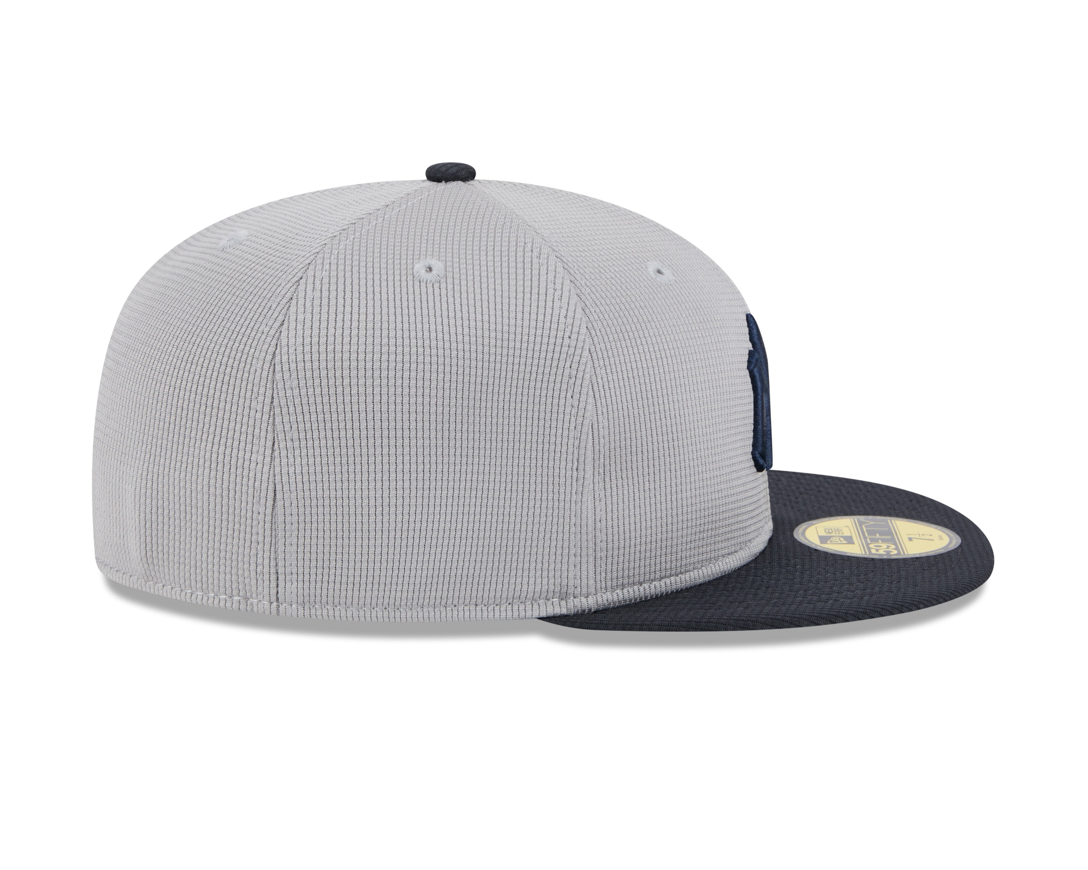 New York Yankees New Era Road Grey 2025 Spring Training 59FIFTY Fitted Hat Official Team Hat Sports Fan Cap Official MLB Team Hat Baseball Fan Cap