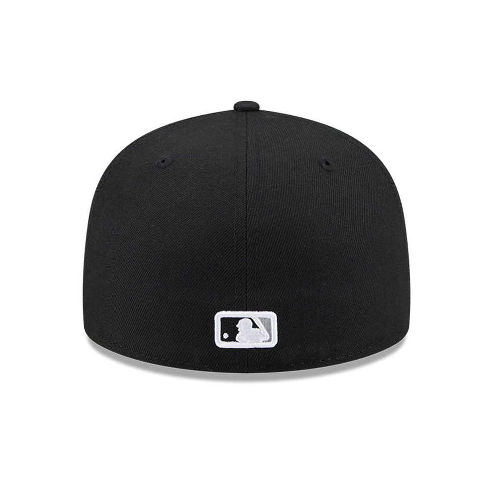 Chicago White Sox Jackie Robinson Day 25 New Era Black Game Authentic Collection On-Field 59FIFTY Fitted Hat Official Team Hat Sports Fan Cap