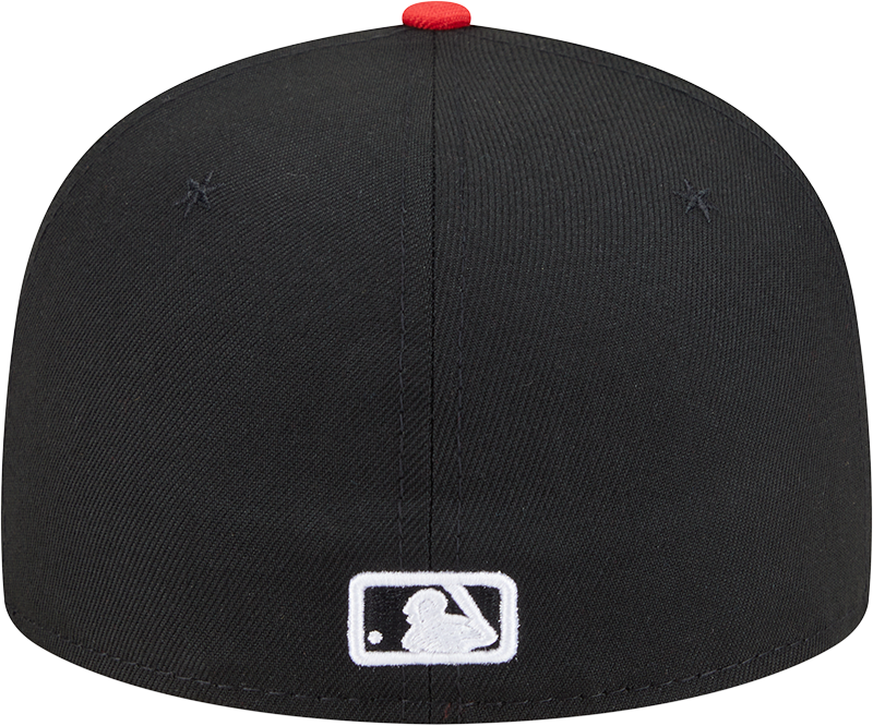 Chicago White Sox New Era 2025 City Connect Alternate 59FIFTY Fitted Hat - Black Red Official Team Hat Sports Fan Cap Official MLB Team Hat Baseball