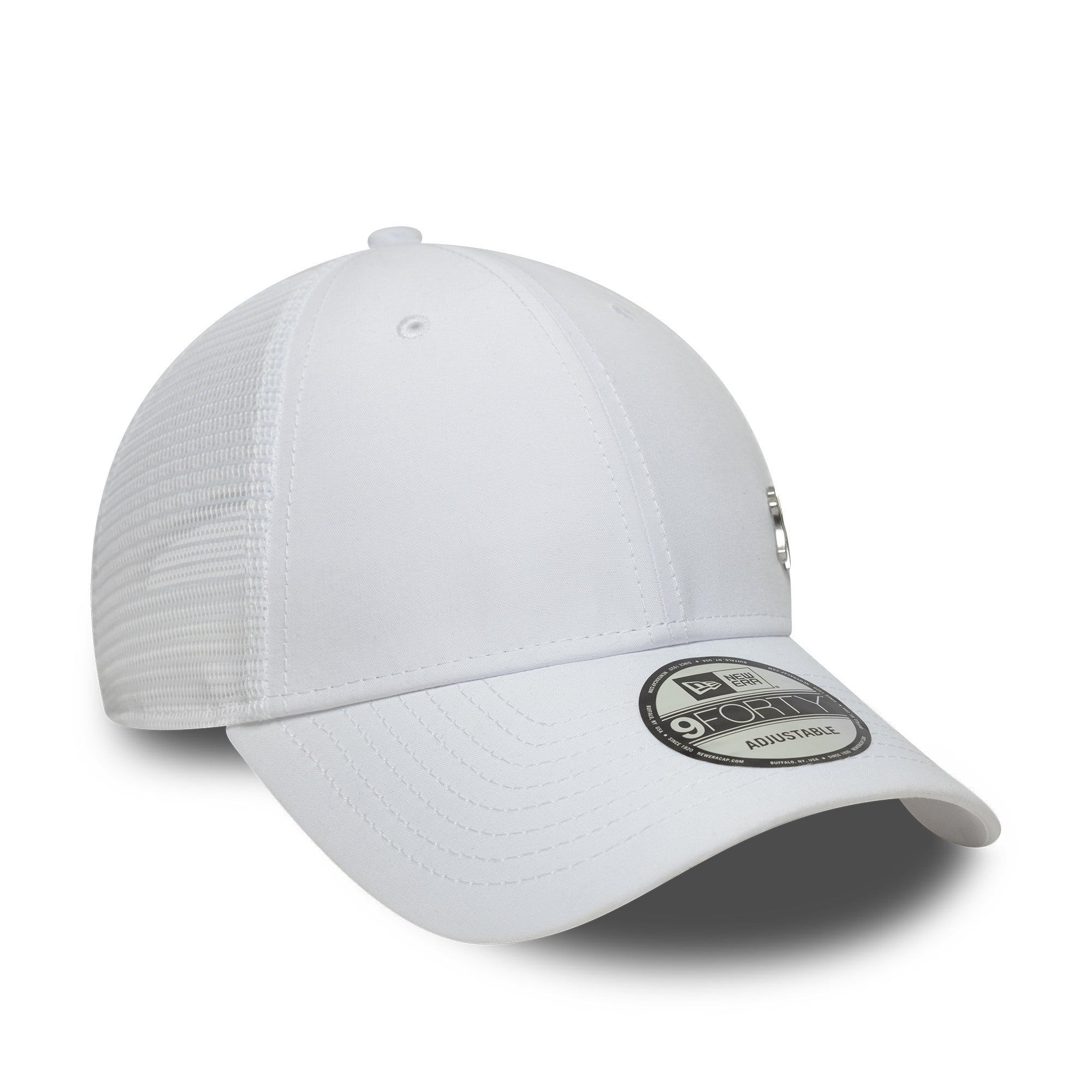 New York Yankees MLB Flawless 9forty Trucker Snapback White Official Team Hat Sports Fan Cap Official MLB Team Hat Baseball Fan Cap