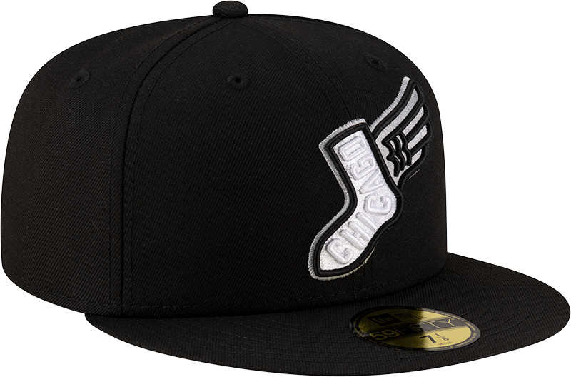 Chicago White Sox New Era 2025 City Connect Team Color 59FIFTY Fitted Hat -Black Official Team Hat Sports Fan Cap Official MLB Team Hat Baseball Fan
