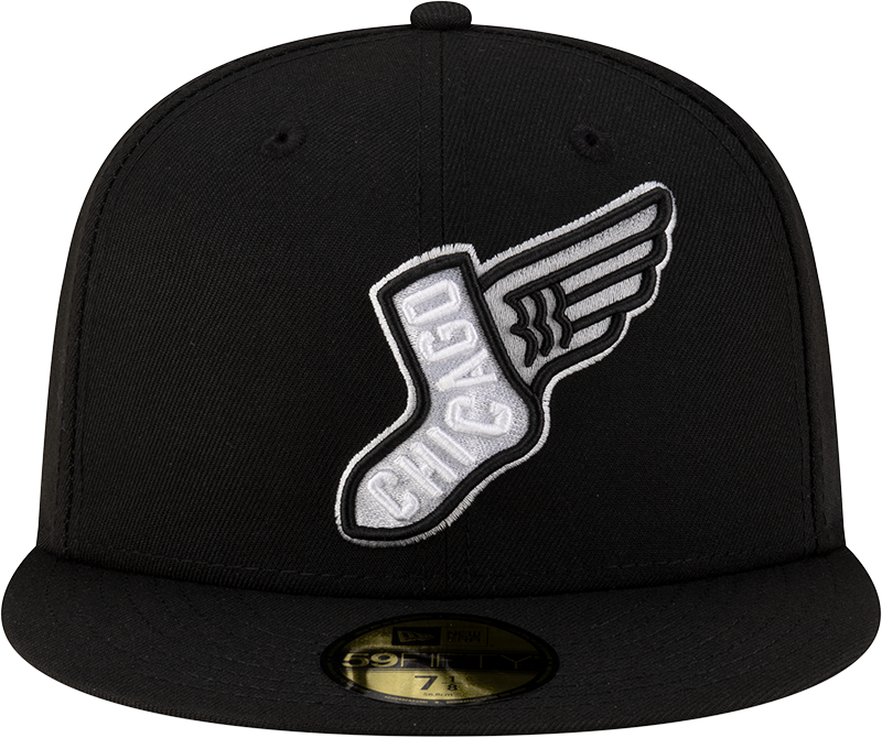 Chicago White Sox New Era 2025 City Connect Team Color 59FIFTY Fitted Hat -Black Official Team Hat Sports Fan Cap Official MLB Team Hat Baseball Fan