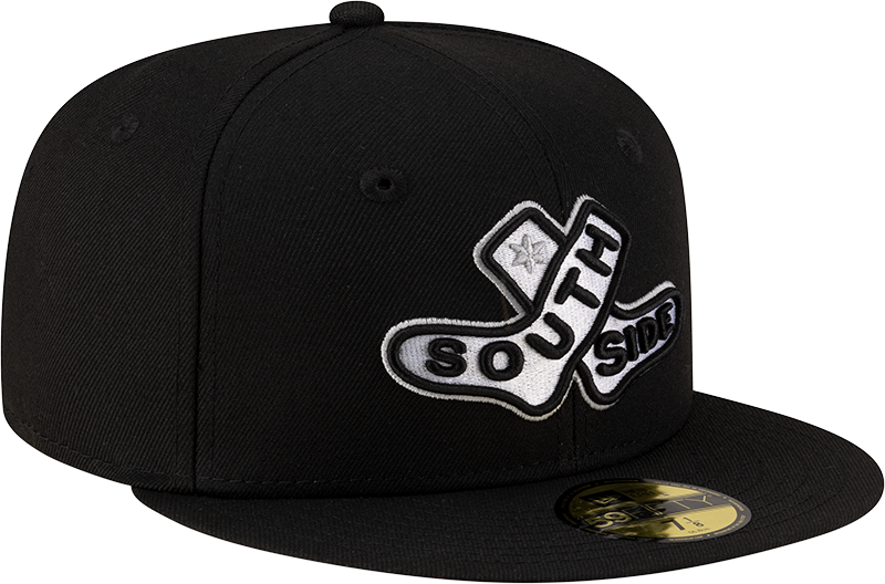 Chicago White Sox New Era 2025 City Connect Batting Practice Team Color 59FIFTY Fitted Hat -Black Official Team Hat Sports Fan Cap Official MLB Team