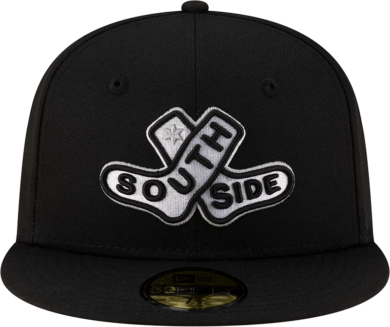Chicago White Sox New Era 2025 City Connect Batting Practice Team Color 59FIFTY Fitted Hat -Black Official Team Hat Sports Fan Cap Official MLB Team