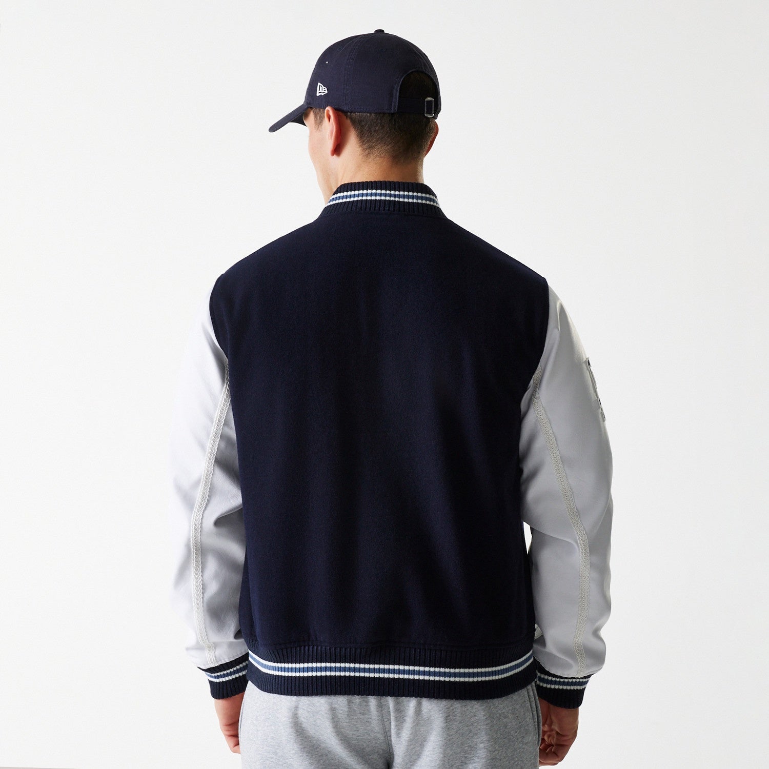 Los Angeles Dodgers MLB Wordmark Varsity Jacket New Era Official Sports Fan Gear Popular Style Baseball Fan Gear