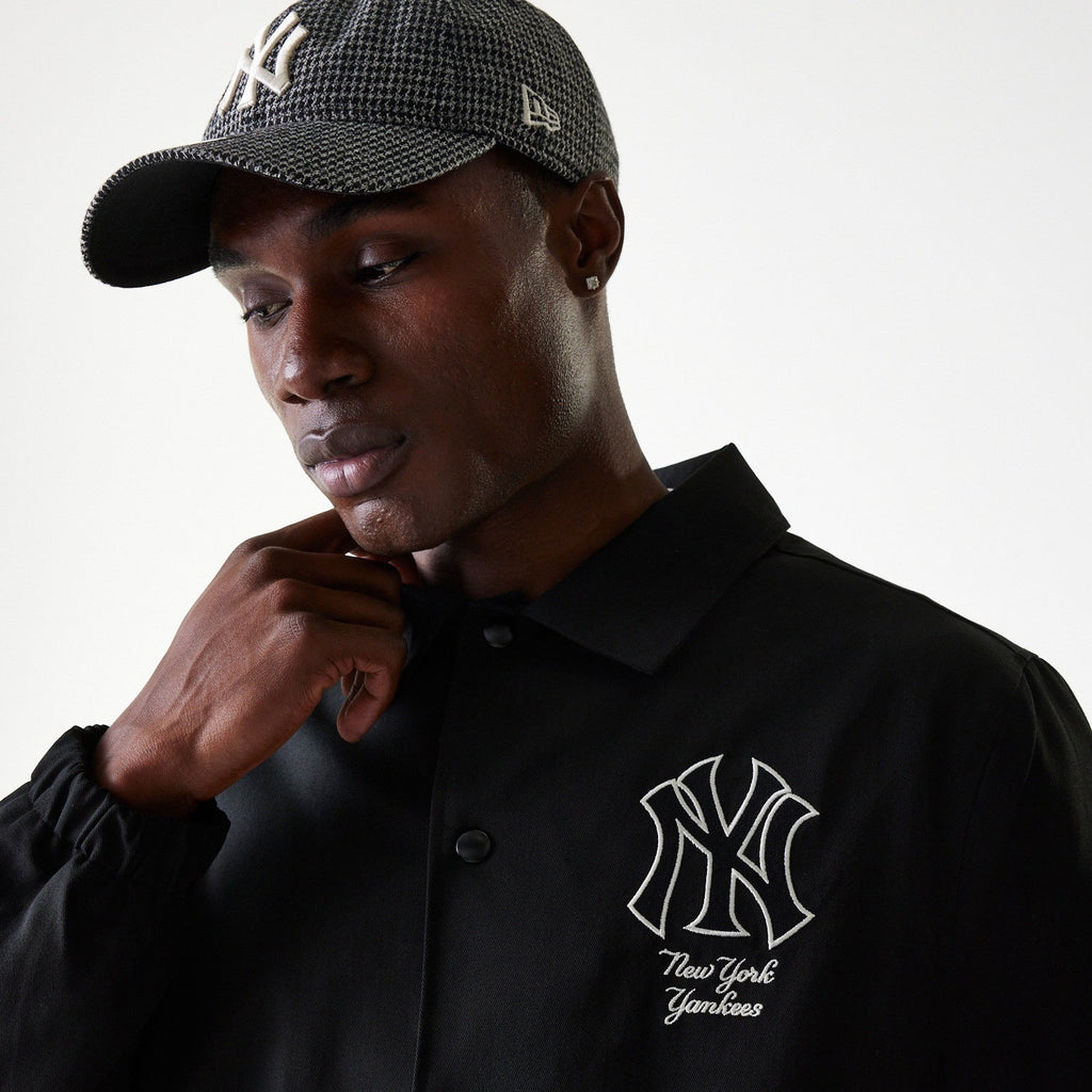 New York Yankees MLB Twill Coaches Jacket New Era Official Sports Fan Gear Popular Style Baseball Fan Gear
