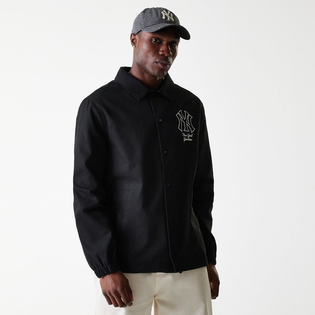 New York Yankees MLB Twill Coaches Jacket New Era Official Sports Fan Gear Popular Style Baseball Fan Gear