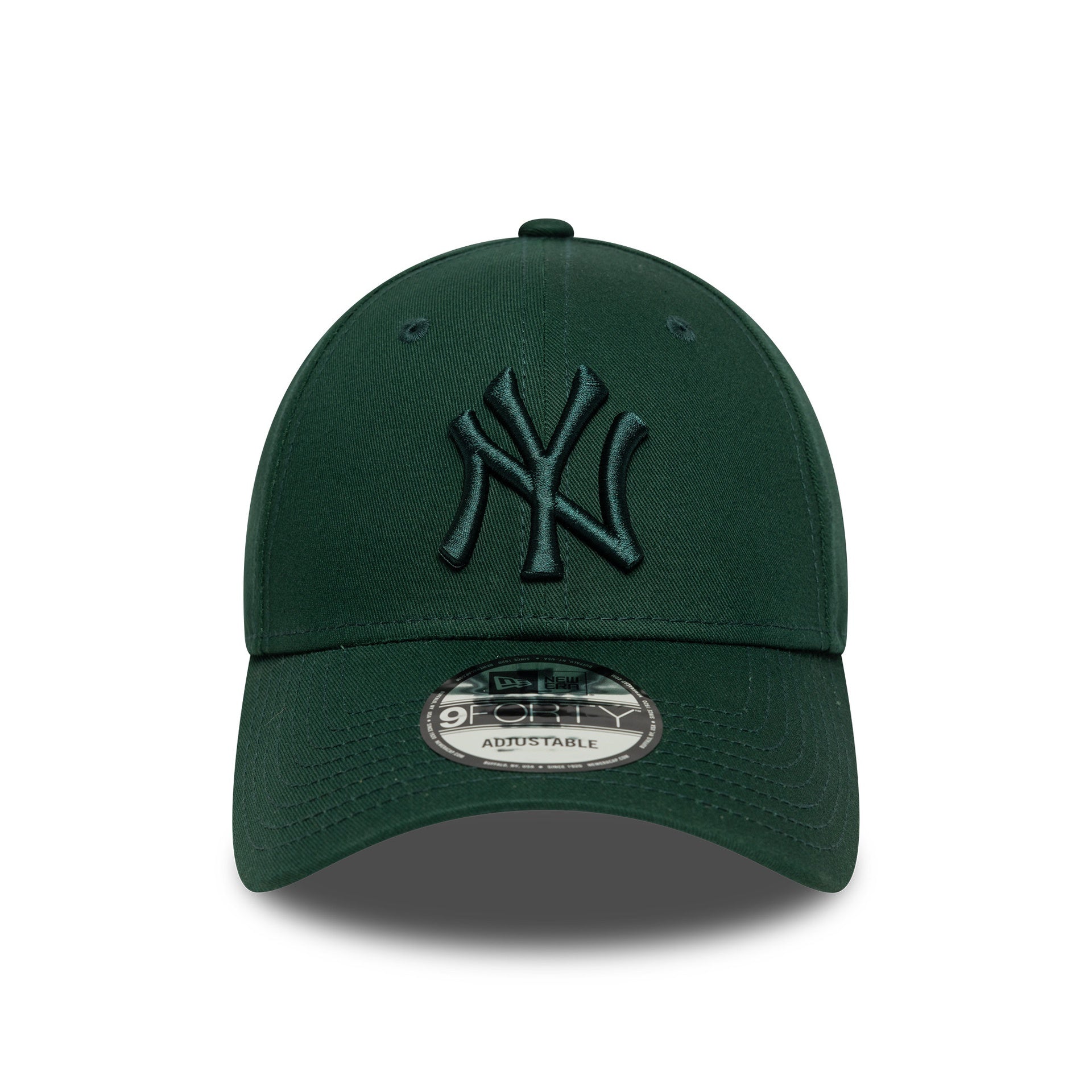 New York Yankees MLB League Essential 9FORTY Strapback New Era Green Official Team Hat Sports Fan Cap Official MLB Team Hat Baseball Fan Cap