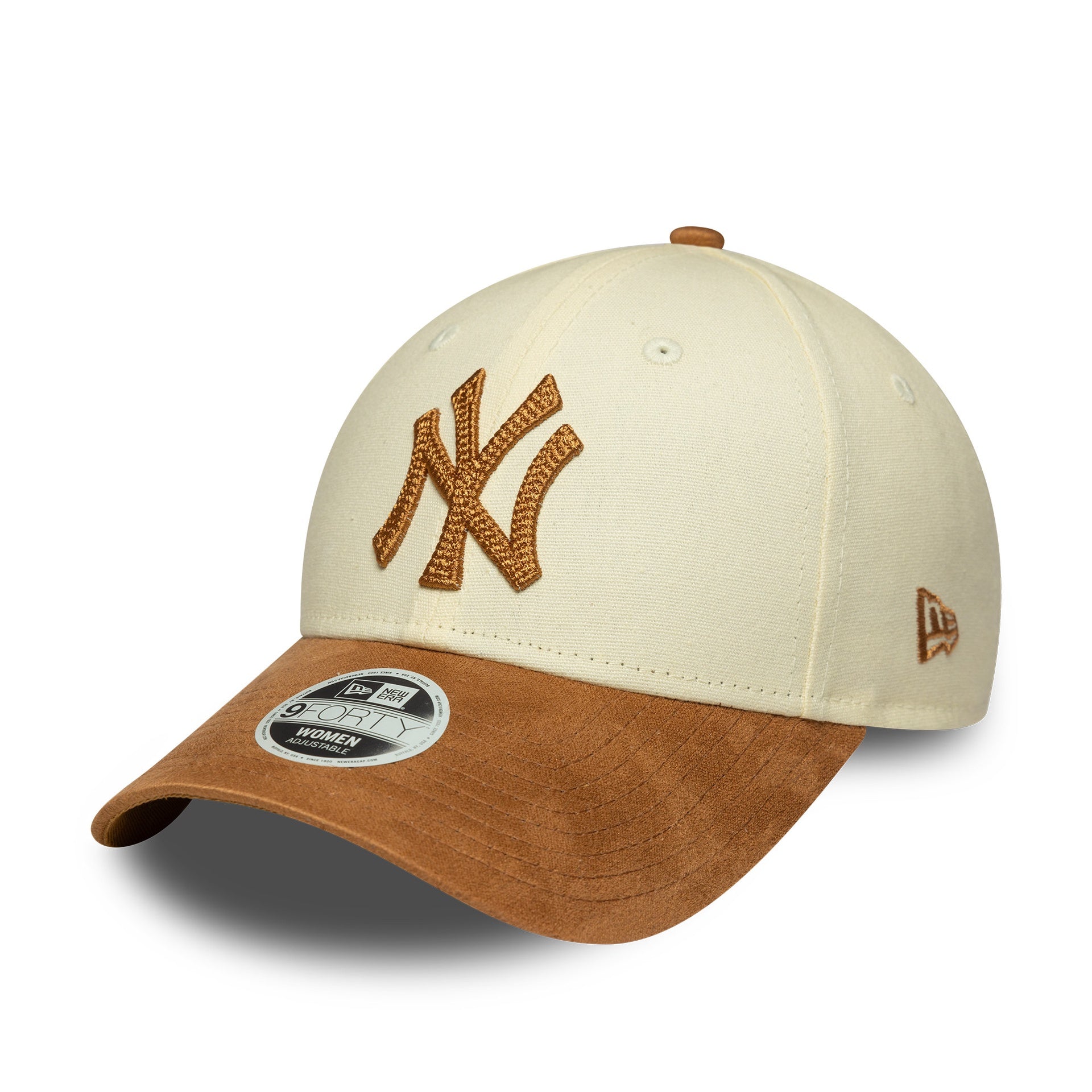 New York Yankees Womens Faux Suede MLB 9FORTY Strapback New Era LTC CAM Official Team Hat Sports Fan Cap Official MLB Team Hat Baseball Fan Cap