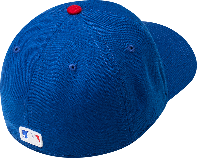 Chicago Cubs New Era M-Crown 39Thirty Player Replica Blue Flex Fit Hat Official Team Hat Sports Fan Cap Official MLB Team Hat Baseball Fan Cap