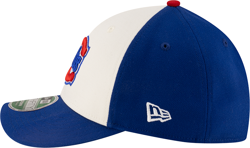Chicago Cubs New Era M-Crown 39Thirty Alternate 2 Player Replica Blue Flex Fit Hat Official Team Hat Sports Fan Cap Official MLB Team Hat Baseball