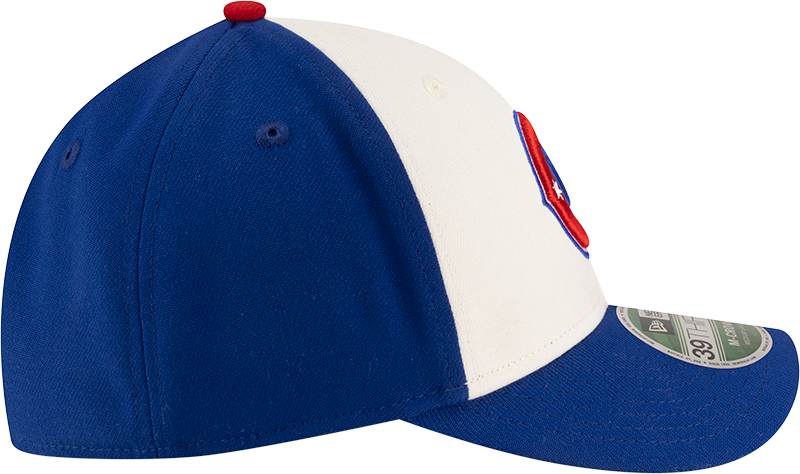 Chicago Cubs New Era M-Crown 39Thirty Alternate 2 Player Replica Blue Flex Fit Hat Official Team Hat Sports Fan Cap Official MLB Team Hat Baseball