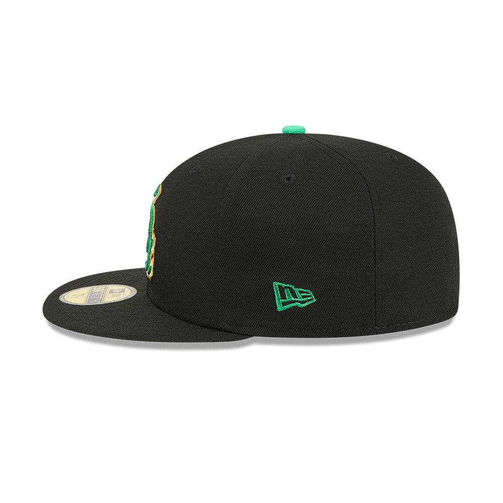 Men s Chicago White Sox New Era Black 2026 St Patrick s Day Authentic Collection On-Field 59FIFTY Fitted Hat Official Team Hat Sports Fan Cap
