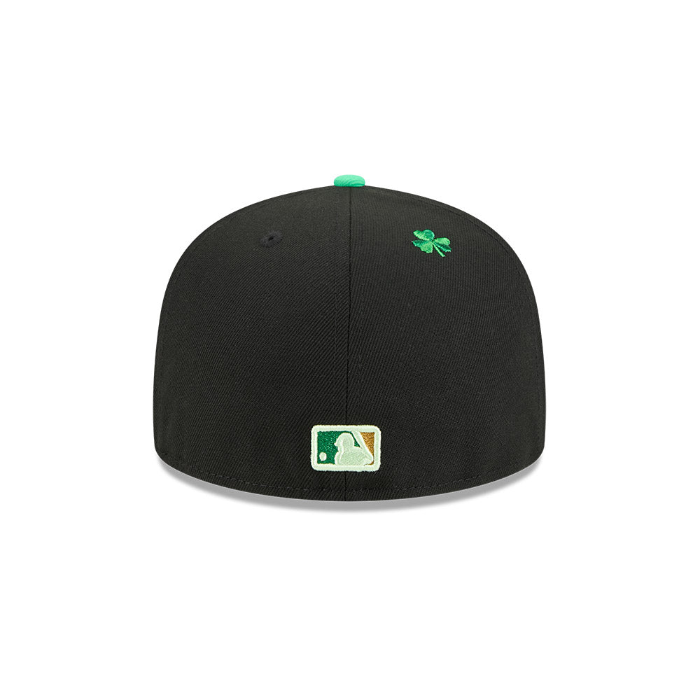 Men s Chicago White Sox New Era Black 2026 St Patrick s Day Authentic Collection On-Field 59FIFTY Fitted Hat Official Team Hat Sports Fan Cap