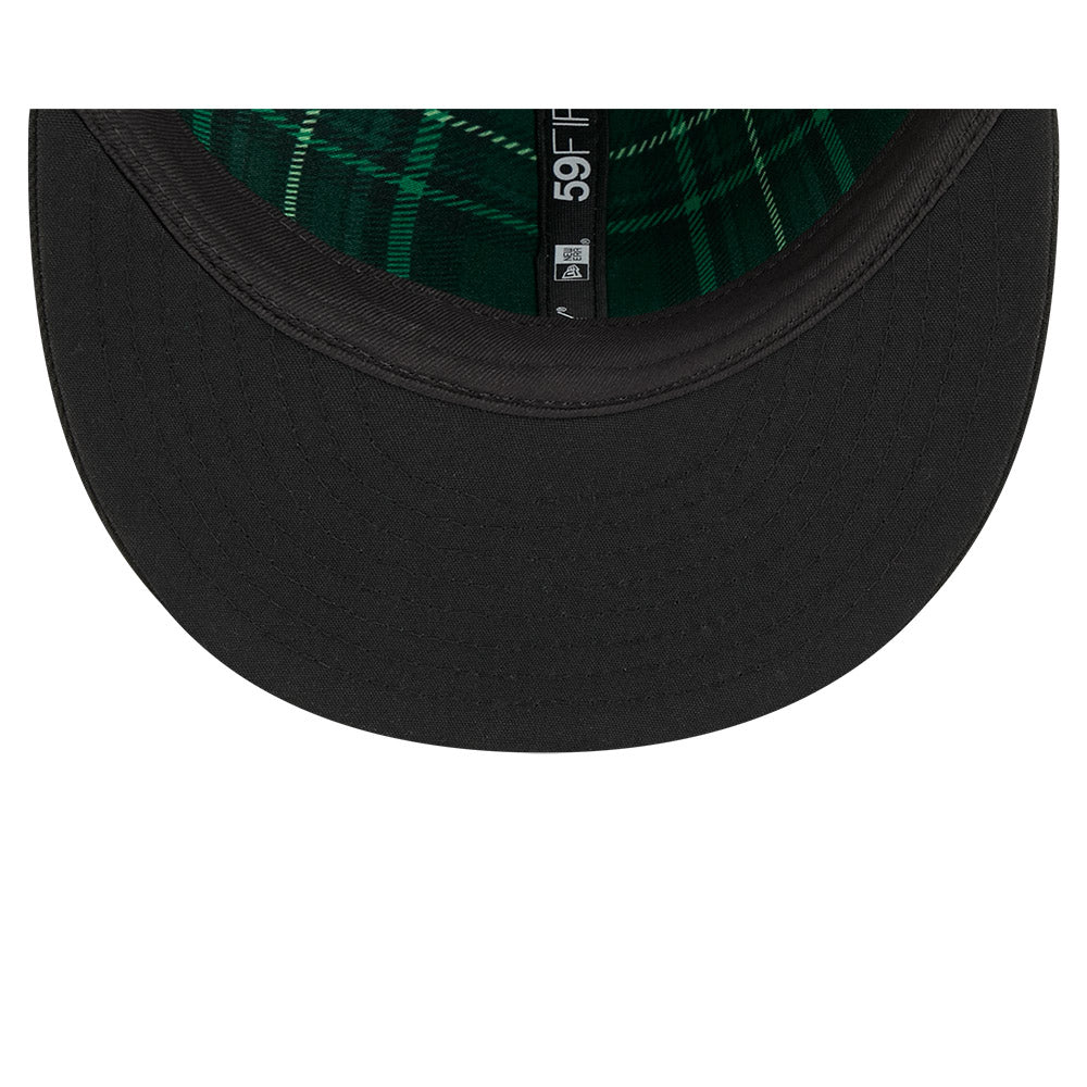 Men s Chicago White Sox New Era Black 2026 St Patrick s Day Authentic Collection On-Field 59FIFTY Fitted Hat Official Team Hat Sports Fan Cap