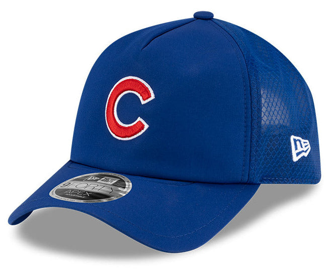 Chicago Cubs New Era 2026 Batting Practice 9Forty APEX C Logo Snap Adjustable Hat-Royal Official Team Hat Sports Fan Cap Official MLB Team Hat
