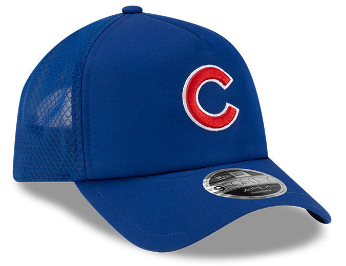 Chicago Cubs New Era 2026 Batting Practice 9Forty APEX C Logo Snap Adjustable Hat-Royal Official Team Hat Sports Fan Cap Official MLB Team Hat