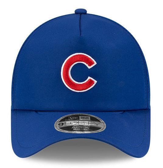 Chicago Cubs New Era 2026 Batting Practice 9Forty APEX C Logo Snap Adjustable Hat-Royal Official Team Hat Sports Fan Cap Official MLB Team Hat