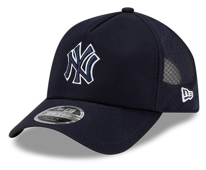 New York Yankees New Era Batting Practice 2026 9Forty APEX Snap Adjustable Hat-Navy Official Team Hat Sports Fan Cap Official MLB Team Hat Baseball