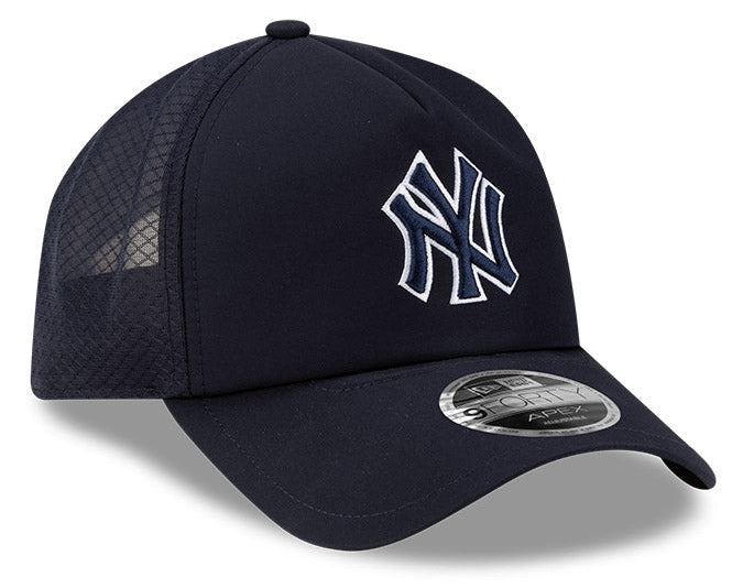 New York Yankees New Era Batting Practice 2026 9Forty APEX Snap Adjustable Hat-Navy Official Team Hat Sports Fan Cap Official MLB Team Hat Baseball