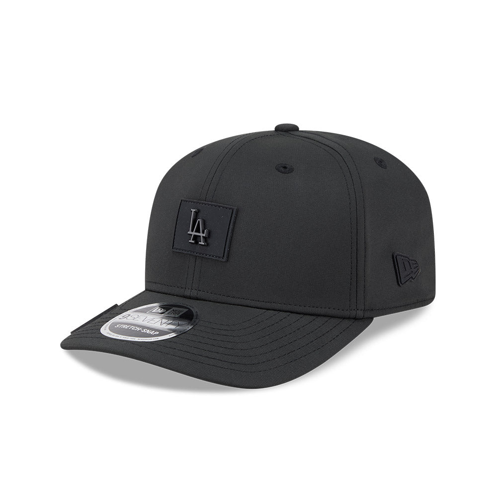 Los Angeles Dodgers New Era 2026 Clubhouse 9SEVENTY Stretch Snap Adjustable Hat-Black Tonal Official Team Hat Sports Fan Cap Official MLB Team Hat