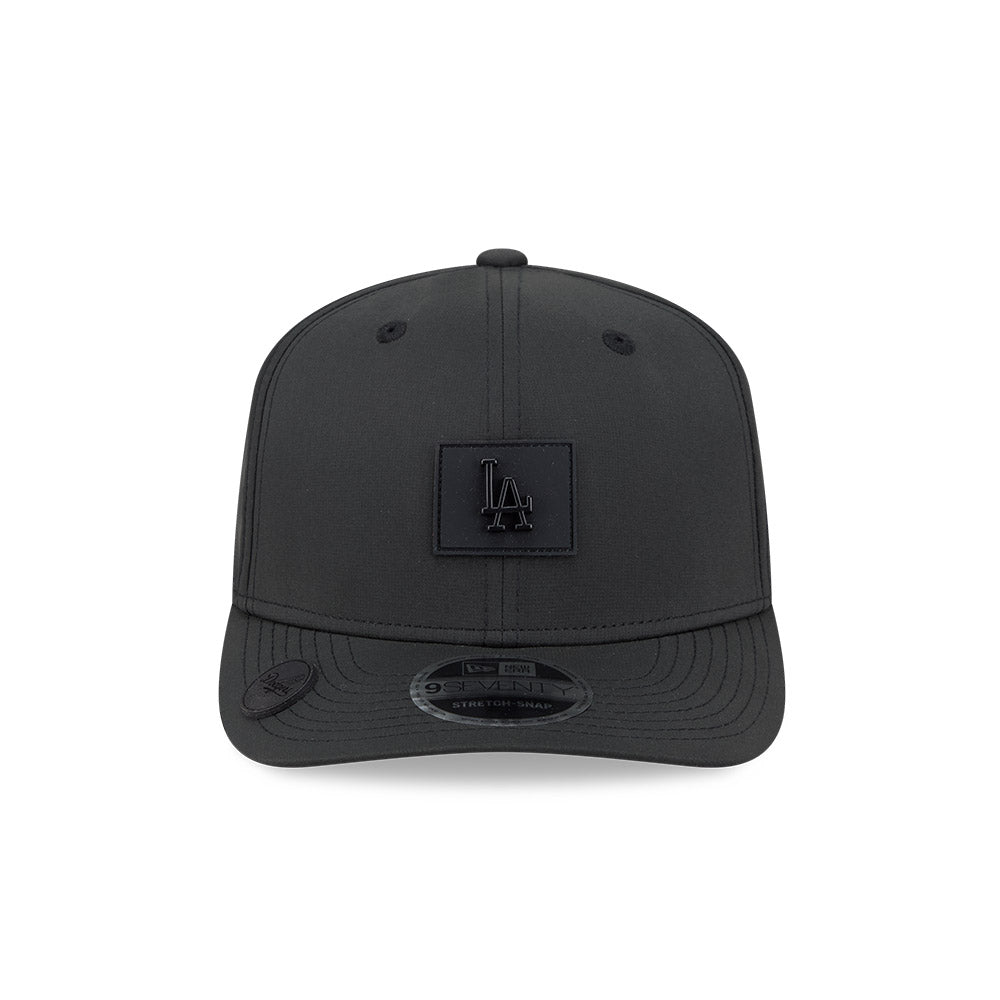 Los Angeles Dodgers New Era 2026 Clubhouse 9SEVENTY Stretch Snap Adjustable Hat-Black Tonal Official Team Hat Sports Fan Cap Official MLB Team Hat