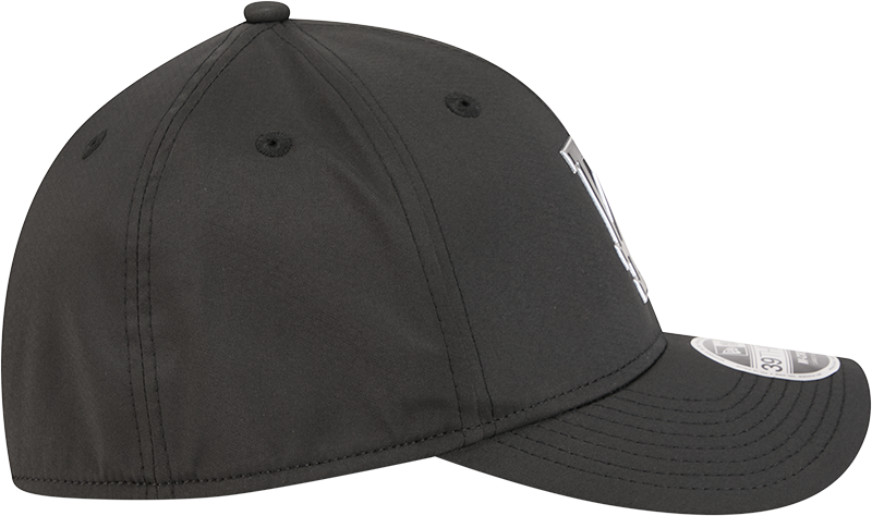 Los Angeles Dodgers New Era M-Crown 39Thirty Metallic Black Performance Flex Fit Hat Official Team Hat Sports Fan Cap Official MLB Team Hat Baseball